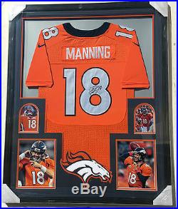 peyton manning autographed jersey framed