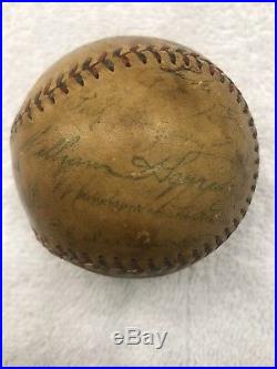 1933 BABE RUTH LOU GEHRIG PSA/DNA LOA Multi Signed Baseball Autographed