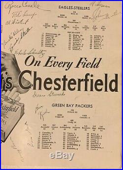 1943 Steagles Team Signed Auto Autograph Neale Walt Kiesling Bill Hewitt PSA/DNA