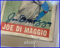 + 1948 Leaf Joe DiMaggio #1 PSA DNA Cert Autograph Authentic RARE BEAUTY