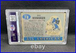 1955 Topps All American Jay Berwanger RC Rookie #78 Signed Autograph PSA DNA