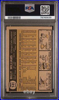 1961 Topps Billy Williams #141 PSA DNA 10 autograph Rookie HOF