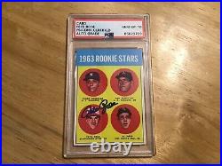 1963 Topps Reprint Signed By Pete Rose Autograph Rookie Card PSA DNA 10 Auto
