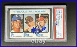 1973 Topps Mike Schmidt Signed RC PSA 10 AUTO / NM 7 Rookie POP 15 Awesome