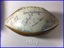 1975 Ohio State Team Signed Football Woody Hayes 63+ Autographs PSA/DNA