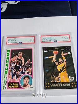 1978 Topps #1 Bill Walton PSA/DNA 9 & Luke Walton PSA/DNA