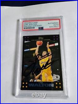 1978 Topps #1 Bill Walton PSA/DNA 9 & Luke Walton PSA/DNA