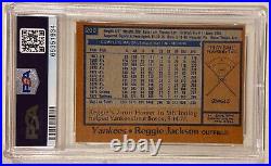 1978 Topps REGGIE JACKSON Signed Baseball Card #200 PSA/DNA Auto 10 78 Champs
