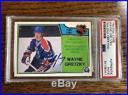 1983 O-Pee-Chee Wayne Gretzky Autograph Signed #217, PSA/DNA Certified Authentic