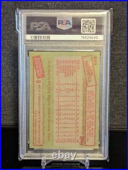 1985 Topps Orel Hershiser Rc #493 Psa/dna Authentic Autograph La Dodgers
