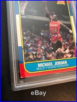 1986 Fleer Michael Jordan PSA/DNA and UDA rookie autograph