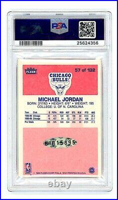 1986 Fleer Michael Jordan Signed AUTO #57 RC UDA PSA/DNA Authentic RARE CJH