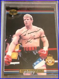 1991 Ringlords Tommy Morrison RC PSA DNA AUTO Rocky Movie Signed Rookie