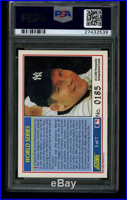 1991 Score MICKEY MANTLE Yankees HOF #3 Autograph Auto #185/2500 PSA DNA