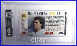 1992 NFL John Friesz #40 Autographed PSA/DNA MT 9 Certified LOOK