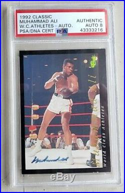 1992 Psa/dna Muhammad Ali Autograph