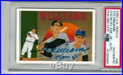 1992 UD Heroes Ted Williams Auto Signed PSA/DNA Authentic GORGEOUS MINT