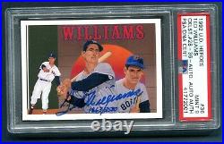 1992 UD Ted Williams Signed PSA/DNA Auto /2500 Boston Red Sox HOF Graded MINT 9