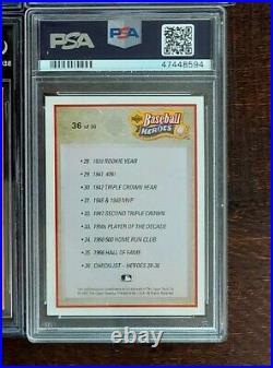1992 Upper Deck Heroes Ted Williams #36 Auto /2500 PSA/DNA 8 NM-MT Red Sox