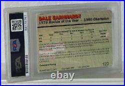 1993 Action Packed Dale Earnhardt Autographed Card #123 Psa/dna Authentic Auto