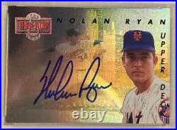 1993 Upper Deck Then & Now NOLAN RYAN Signed Baseball Card #TN5 PSA/DNA Auto 10