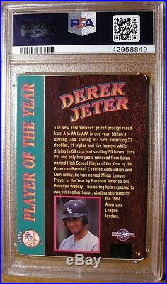 1995 Action Packed #1A DEREK JETER 24Kt. Gold PSA/DNA Authentic Auto RC Signed