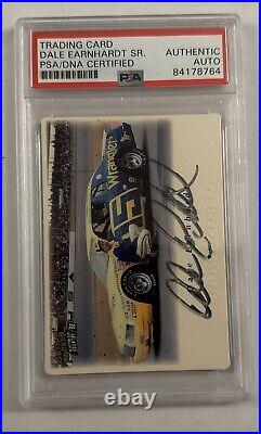 1995 Action Packed Winston Cup Country Dale Earnhardt Signed Autograph PSA/DNA