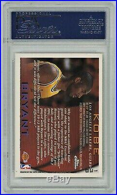 1996-97 Topps Chrome #138 Kobe Bryant Autograph Signed Rookie RC PSA/DNA Lakers
