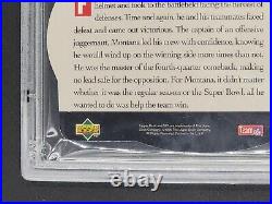 1996 Upper Deck SPx Holoview Tribute #UDT19 Joe Montana Auto Autograph PSA / DNA