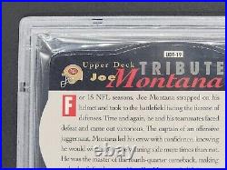 1996 Upper Deck SPx Holoview Tribute #UDT19 Joe Montana Auto Autograph PSA / DNA