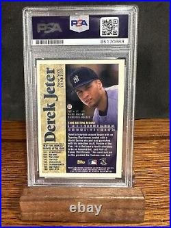 1997 Topps Derek Jeter Rookie Of The Year Autograph PSA/DNA Authentic