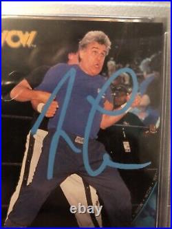 1998 Topps WCW WWF Jay Leno Signed Rookie Card Autograph PSA DNA Tonight Show