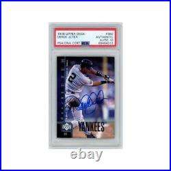 1998 Upper Deck Derek Jeter Autograph PSA/DNA 10