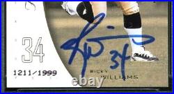 #/1999 (POP 1) PSA 8 PSA DNA Autograph Rc Ricky Williams Auto 1999 Rookie Signed
