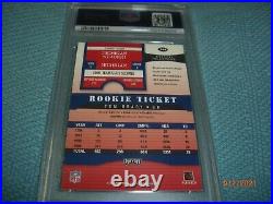 2000 Tom Brady Playoff Contenders Rookie Ticket Psa Dna Authentic Auto 9