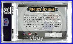 2004 Donruss BILL COWHER & CHUCK NOLL Signed Steelers Card #SG-3 PSA/DNA Slabbed