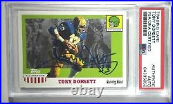 2005 Topps All American Football Tony Dorsett PSA/DNA Authentic Autograph