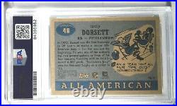 2005 Topps All American Football Tony Dorsett PSA/DNA Authentic Autograph