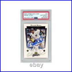 2005 Upper Deck MVP Derek Jeter Autograph PSA/DNA 9