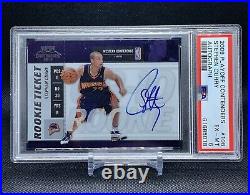 2009 Playoff Contenders Stephen Curry ROOKIE RC AUTO #106 PSA 6
