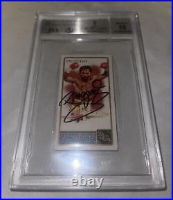 2011 Topps Allen & Ginter Mini Manny Pacquiao AUTOGRAPH ROOKIE BGS PSA/DNA