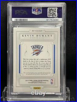 2014 National Treasures Kevin Durant Colossal Logoman Auto PSA Authentic 3 of 3