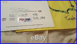 2015 Masters pin flag signed autograph Tom Watson PSA/DNA AA05020 Augusta PGA
