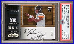 2017 Contenders Joshua Dobbs #346 Playoff Ticket Autograph #9/15 PSA/DNA 9 9