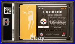 2017 Contenders Joshua Dobbs #346 Playoff Ticket Autograph #9/15 PSA/DNA 9 9