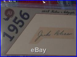 2018 HA CAPITOL OF BASEBALL Jackie Robinson Autographs 9/9 PSA/DNA signed 1956