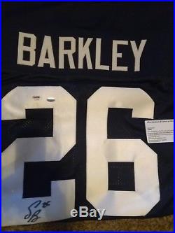 2018 Leaf Autographed Jersey Penn State Saquon Barkley PSA/DNA AUTHENTIC