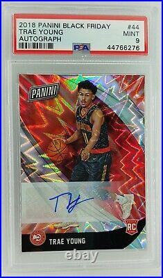 2018 Panini Black Friday Trae Young RC Rookie Autograph PSA 9 MINT POP 1