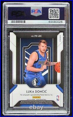 2018 Prizm Luka Doncic Blue Fast Break Auto Rc Rookie Card Flawless Psa 10 Rare