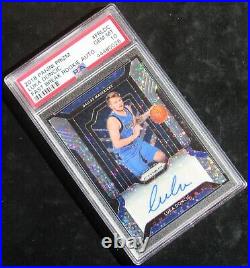 2018 Prizm Luka Doncic Blue Fast Break Auto Rc Rookie Card Flawless Psa 10 Rare